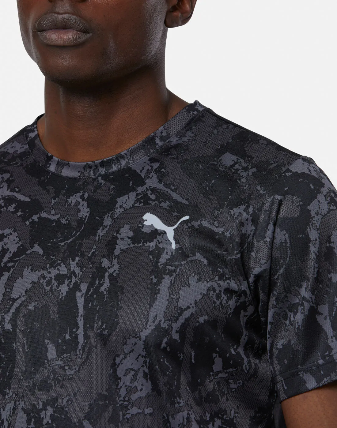 Puma Mens Camo Speed Bright T-Shirt