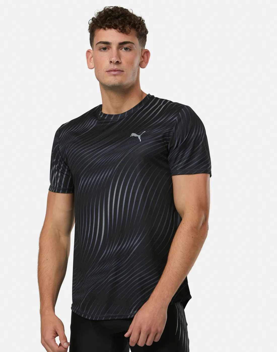 Puma Mens Run AOP T-Shirt