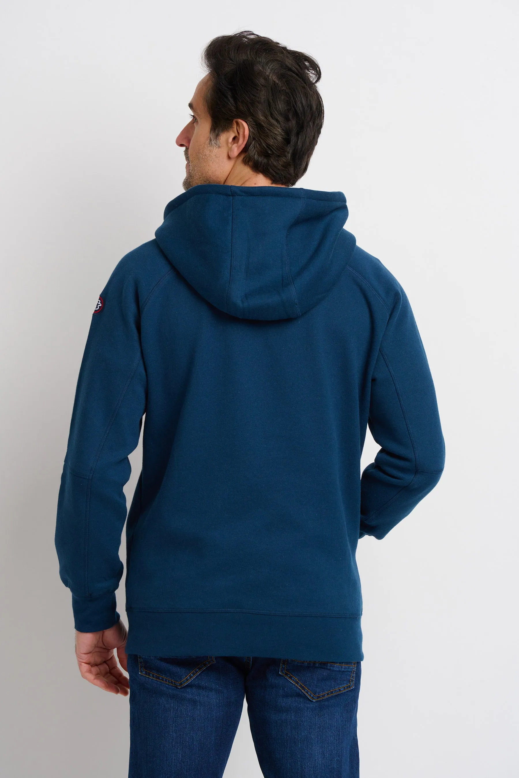 Raglan Zip Through Hoodie