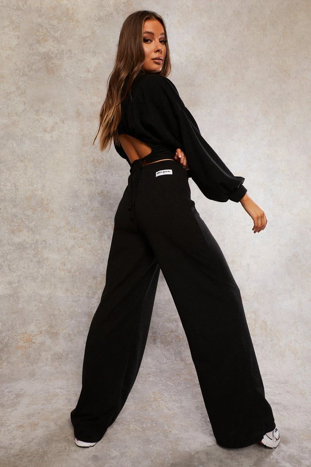 Recycled Wide Leg Joggers