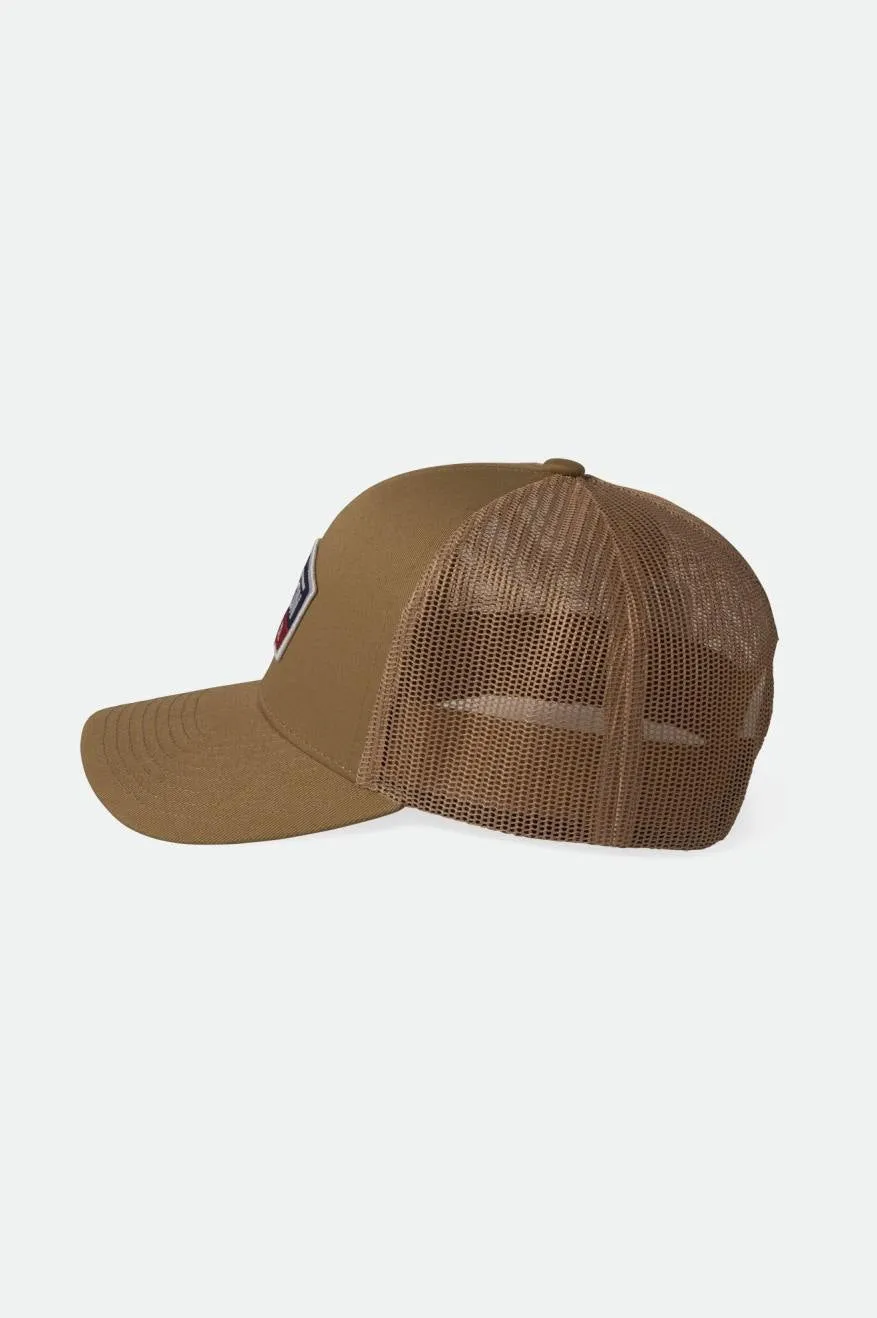 Regal Netplus Trucker Hat - Khaki/Khaki