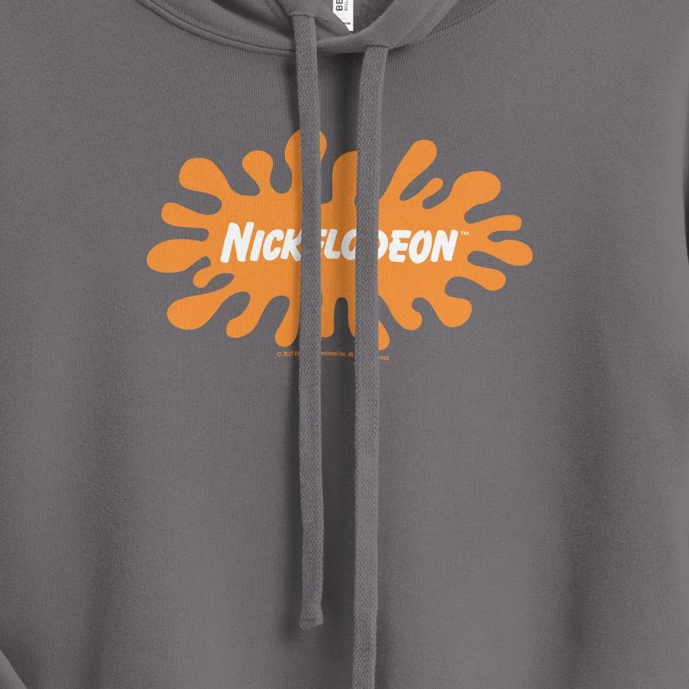 Retro Nickelodeon Women's Fleece Crop Hooded Sweatshirt