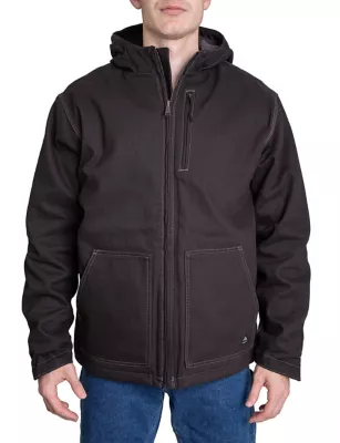 Ridgecut Max-Range Sherpa-Lined Flex Sanded Duck Hooded Jacket