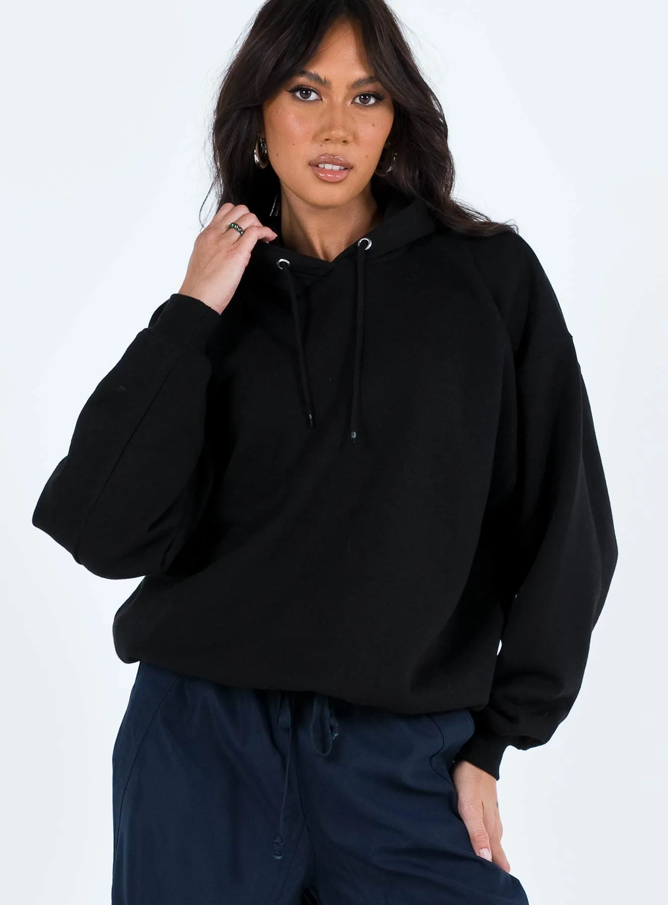 Ritu Oversized Hoodie Black