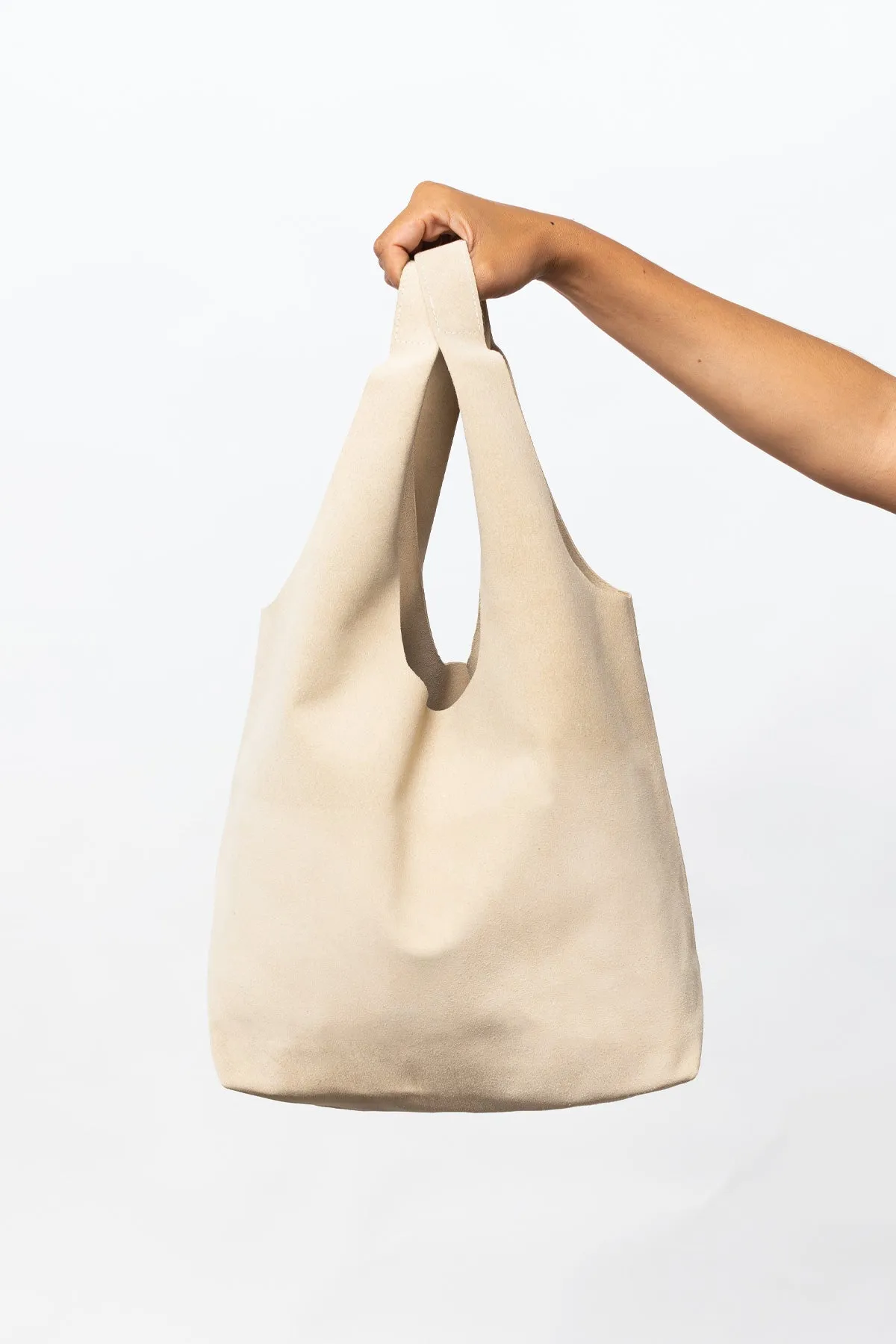 RLH3409 - Raw Suede Shopping Bag