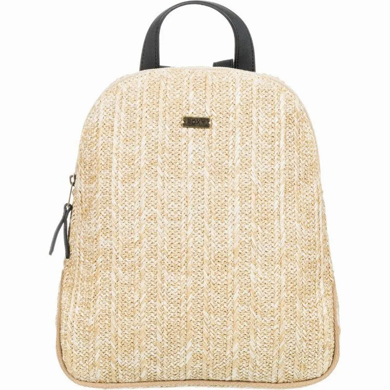 Roxy HERE COMES THE SUN 8L - EXTRA SMALL STRAW BACKPACK YELLOW