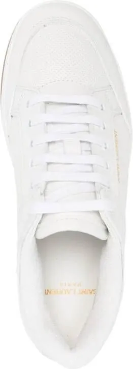 Saint Laurent SL 61 lace-up leather sneakers White