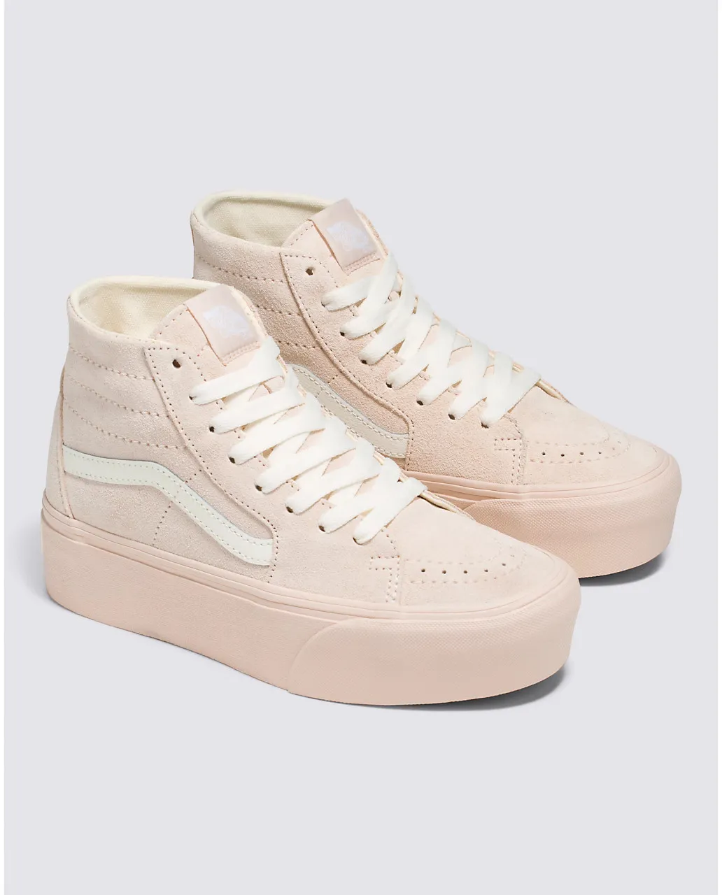 (SALE!!!) Vans Sk8-Hi Tapered Stackform Shoe- Suede Seashell