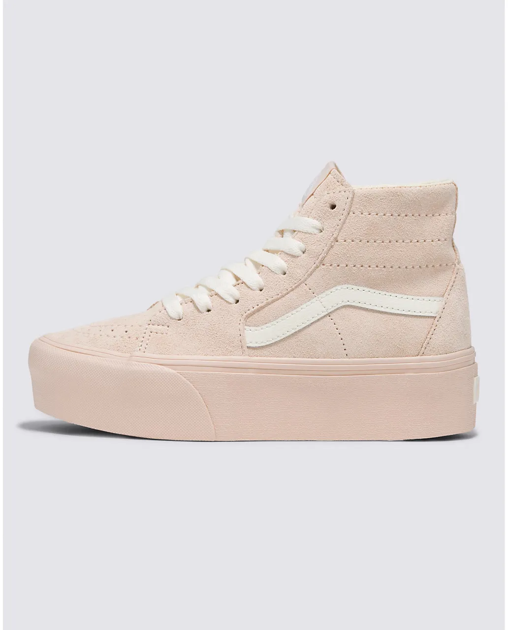 (SALE!!!) Vans Sk8-Hi Tapered Stackform Shoe- Suede Seashell