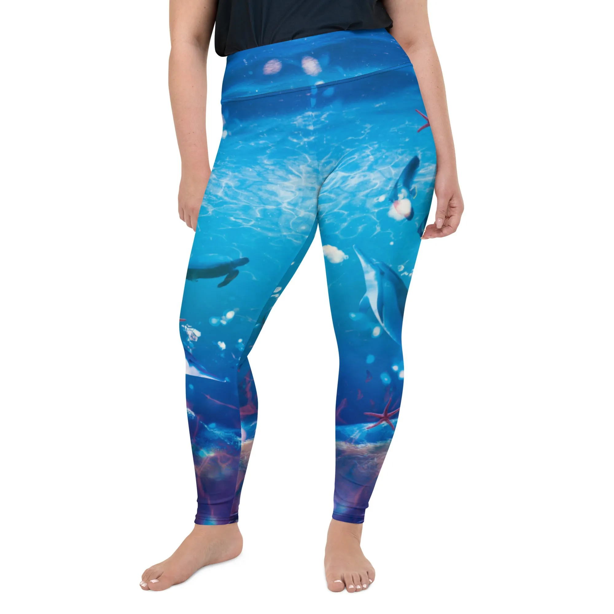 Sea World Plus Size Leggings