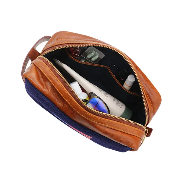 Shamrock Toiletry Bag (Dark Navy)