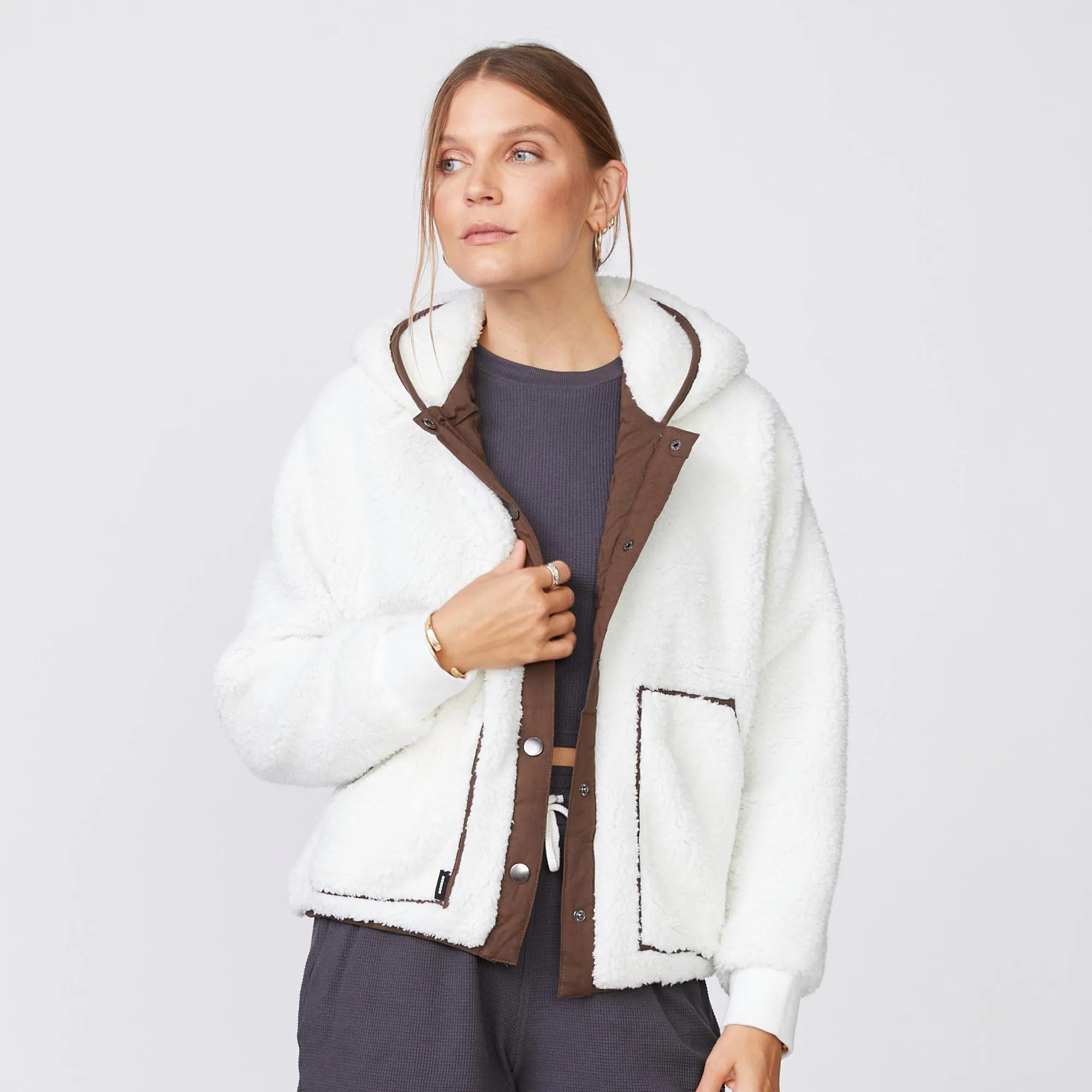 Sherpa Hooded Jacket