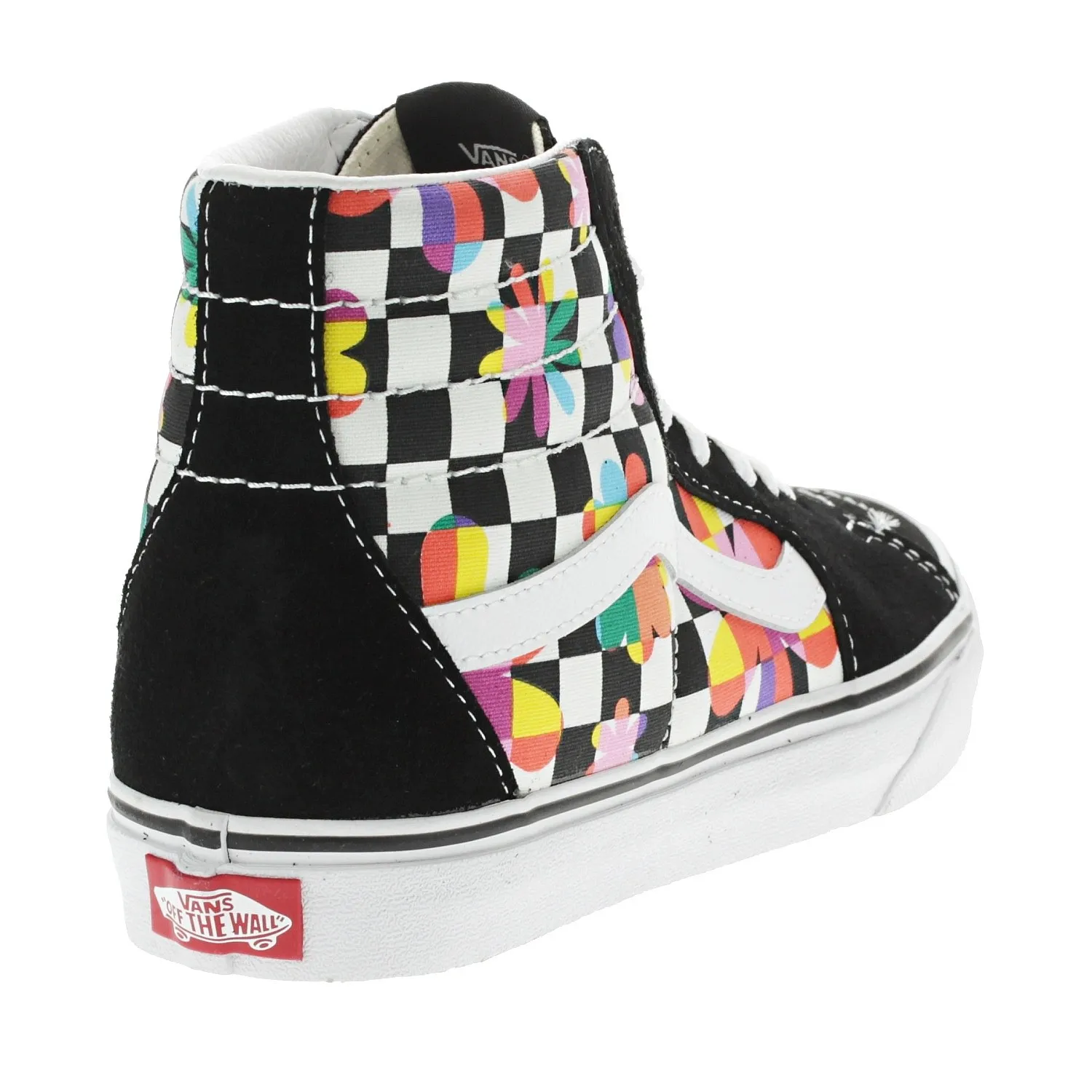 shoes Vans Sk8-Hi - Floral Checkerboard/Black/True White