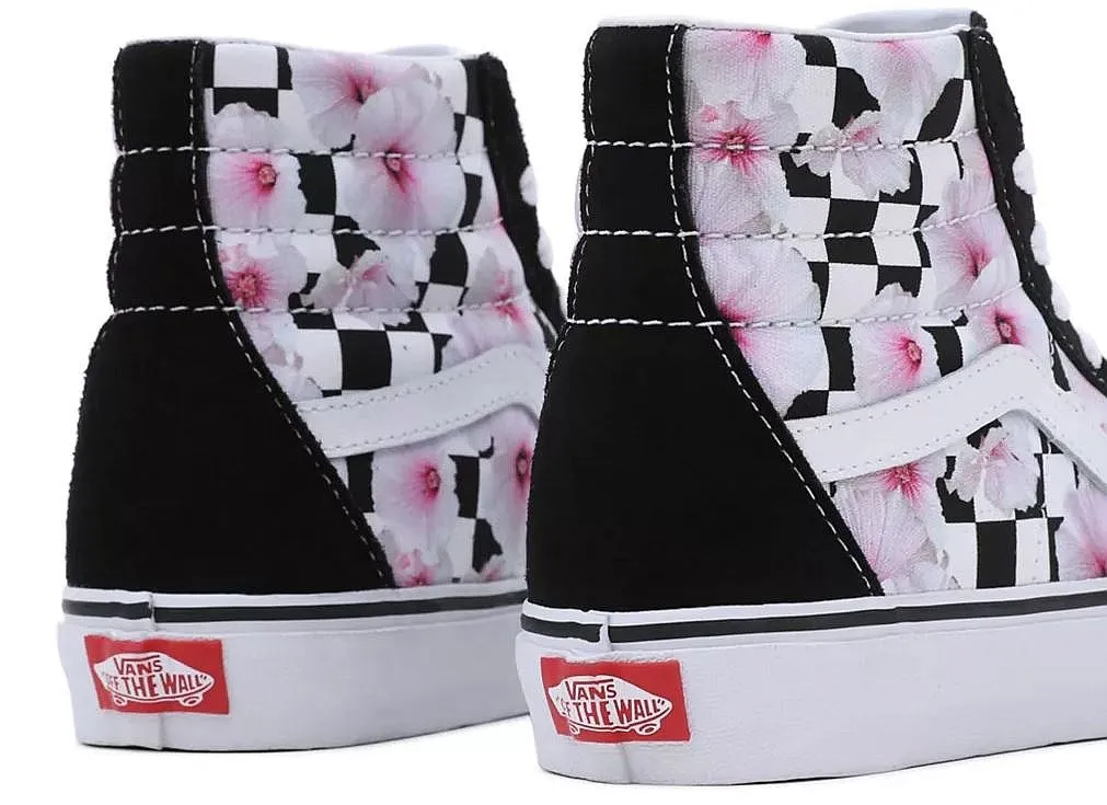 shoes Vans Sk8-Hi Hibiscus Check - Black