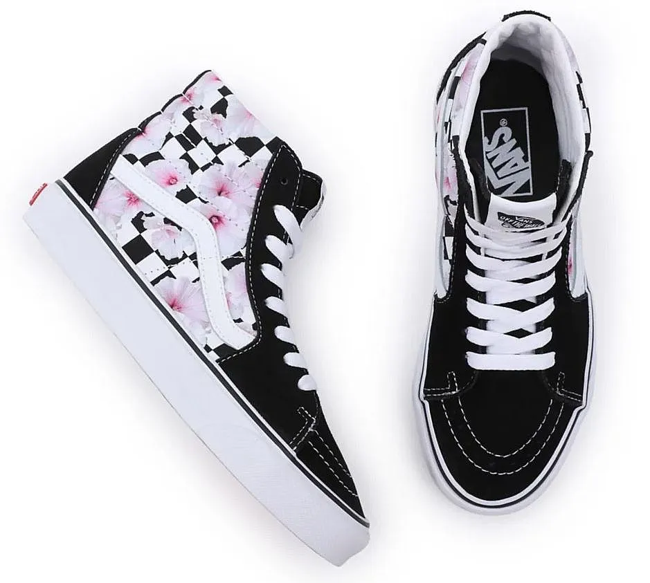 shoes Vans Sk8-Hi Hibiscus Check - Black