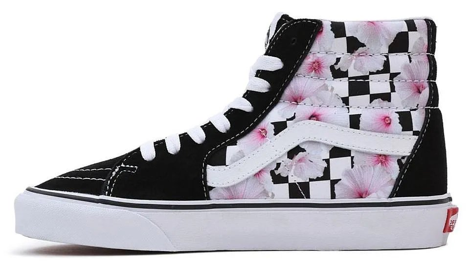 shoes Vans Sk8-Hi Hibiscus Check - Black