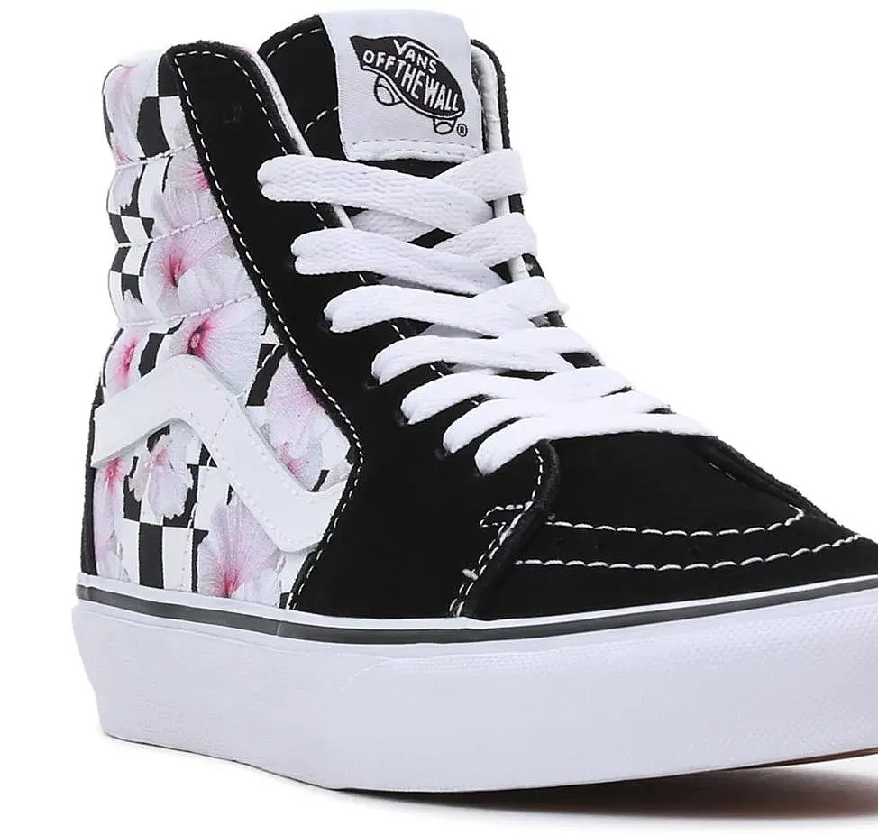 shoes Vans Sk8-Hi Hibiscus Check - Black