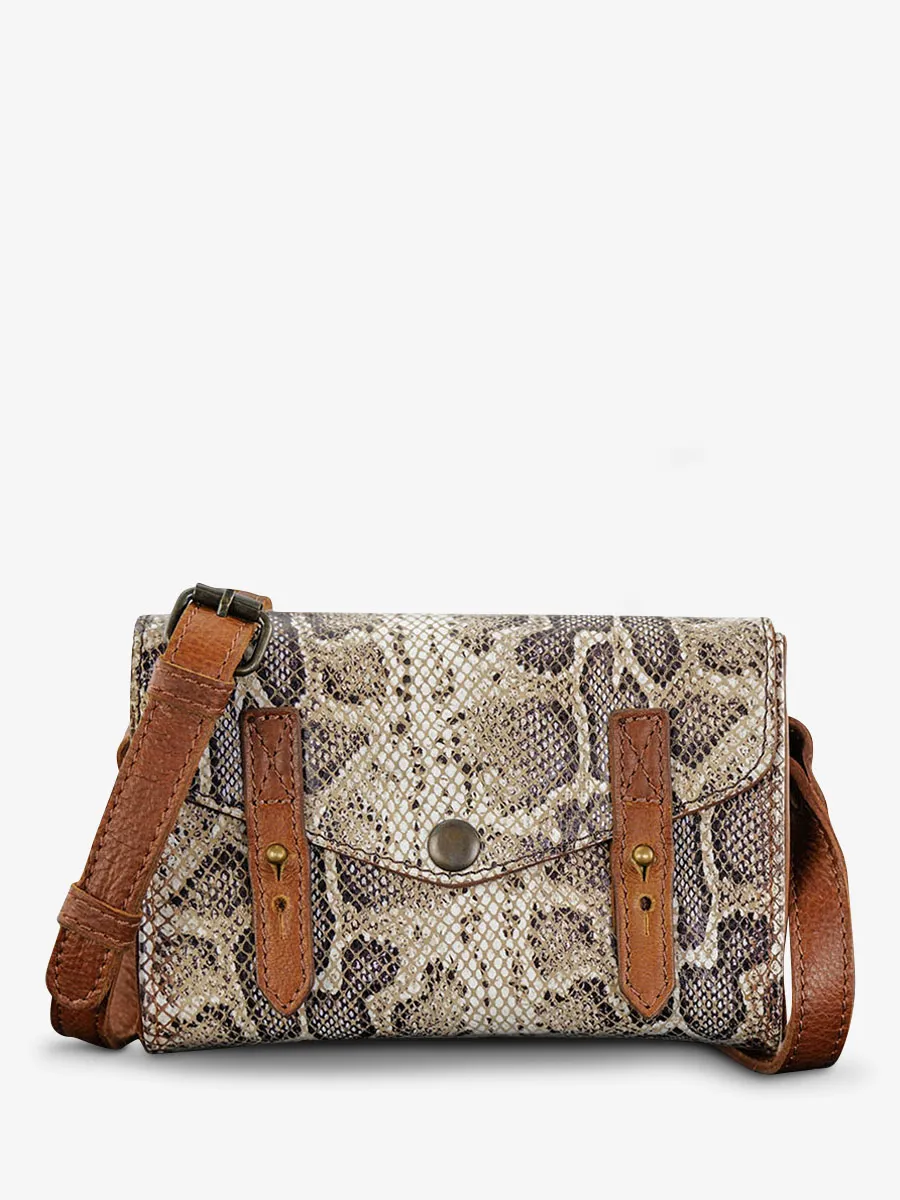 shoulder bag for woman Python - Le Mini Indispensable Python Python Molure | PAUL MARIUS