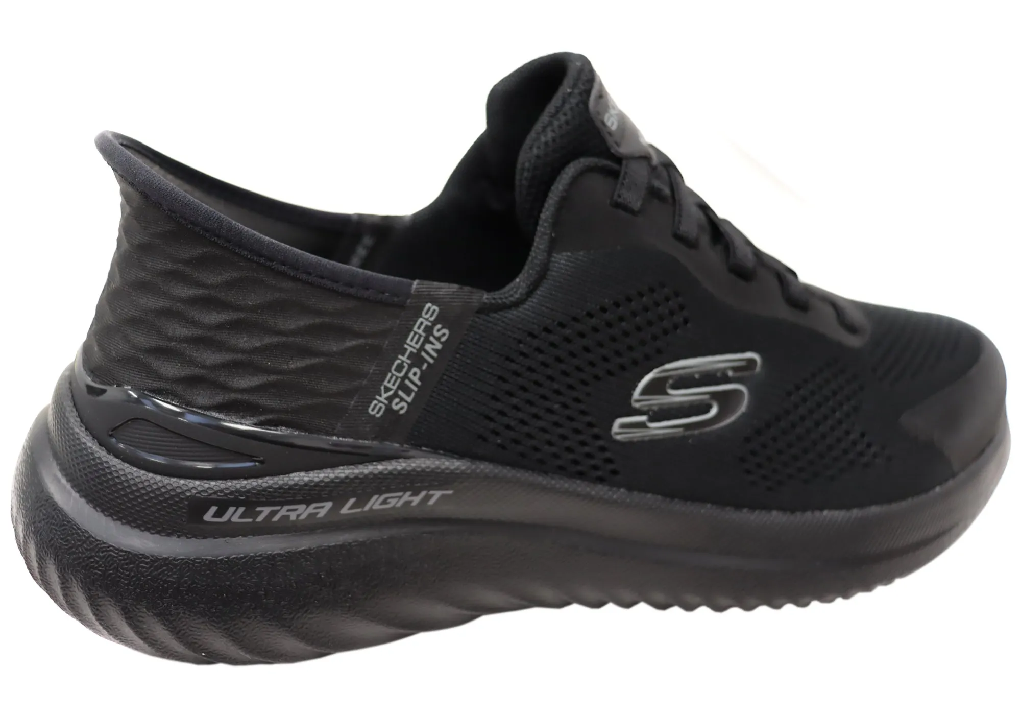 Skechers Mens Slip Ins Bounder 2.0 Emerged Wide Fit Comfortable Shoes