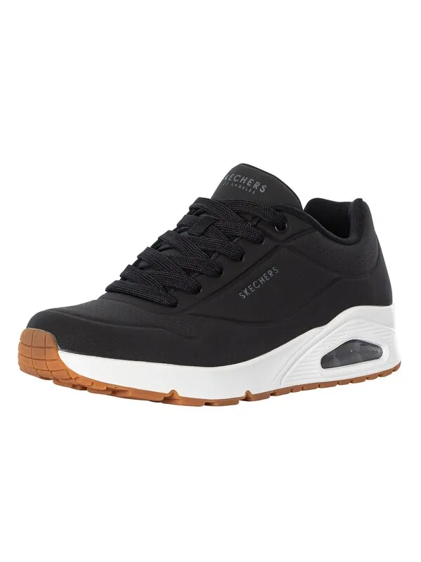 Skechers Uno Stand On Air Trainers - Black