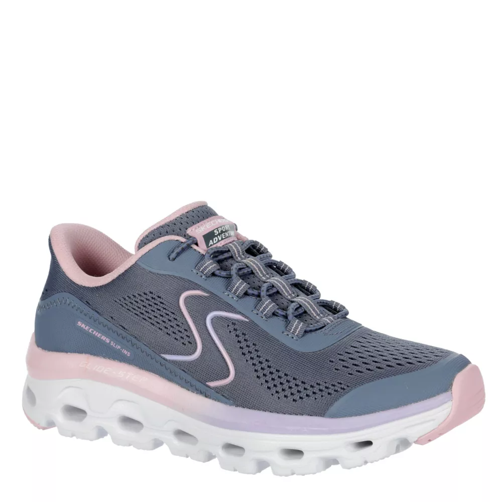 SKECHERS  WOMENS SLIP-INS GLIDE STEP SOLE RUNNING SHOE