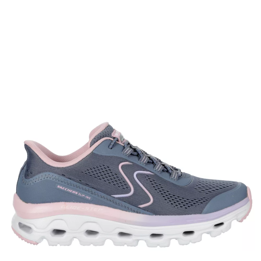 SKECHERS  WOMENS SLIP-INS GLIDE STEP SOLE RUNNING SHOE