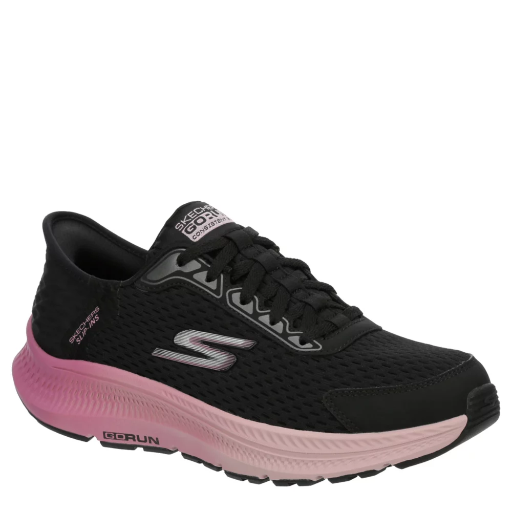 SKECHERS  WOMENS SLIP-INS GO RUN CONSISTENT RUNNING SHOE