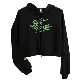 Slime Hot Mess Women's Fleece Crop Hooded Sweatshirt