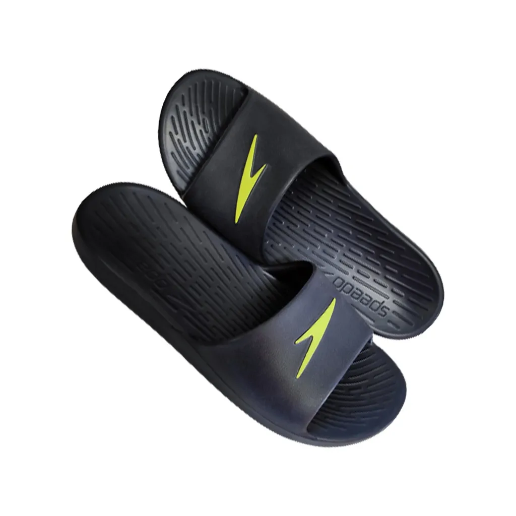 SPEEDO TAXES MEN'S SPORTS FLIP FLOP SLIPPER BLACK