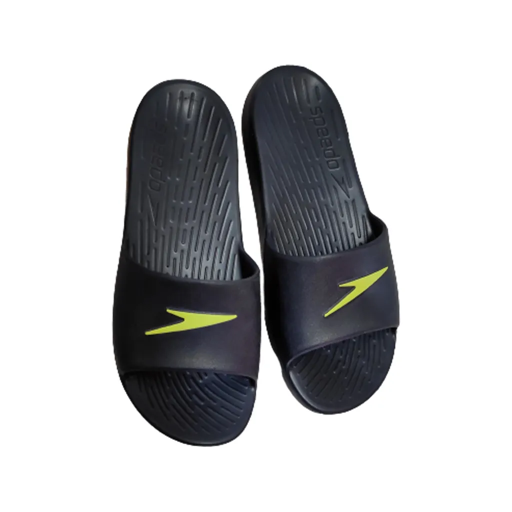 SPEEDO TAXES MEN'S SPORTS FLIP FLOP SLIPPER BLACK