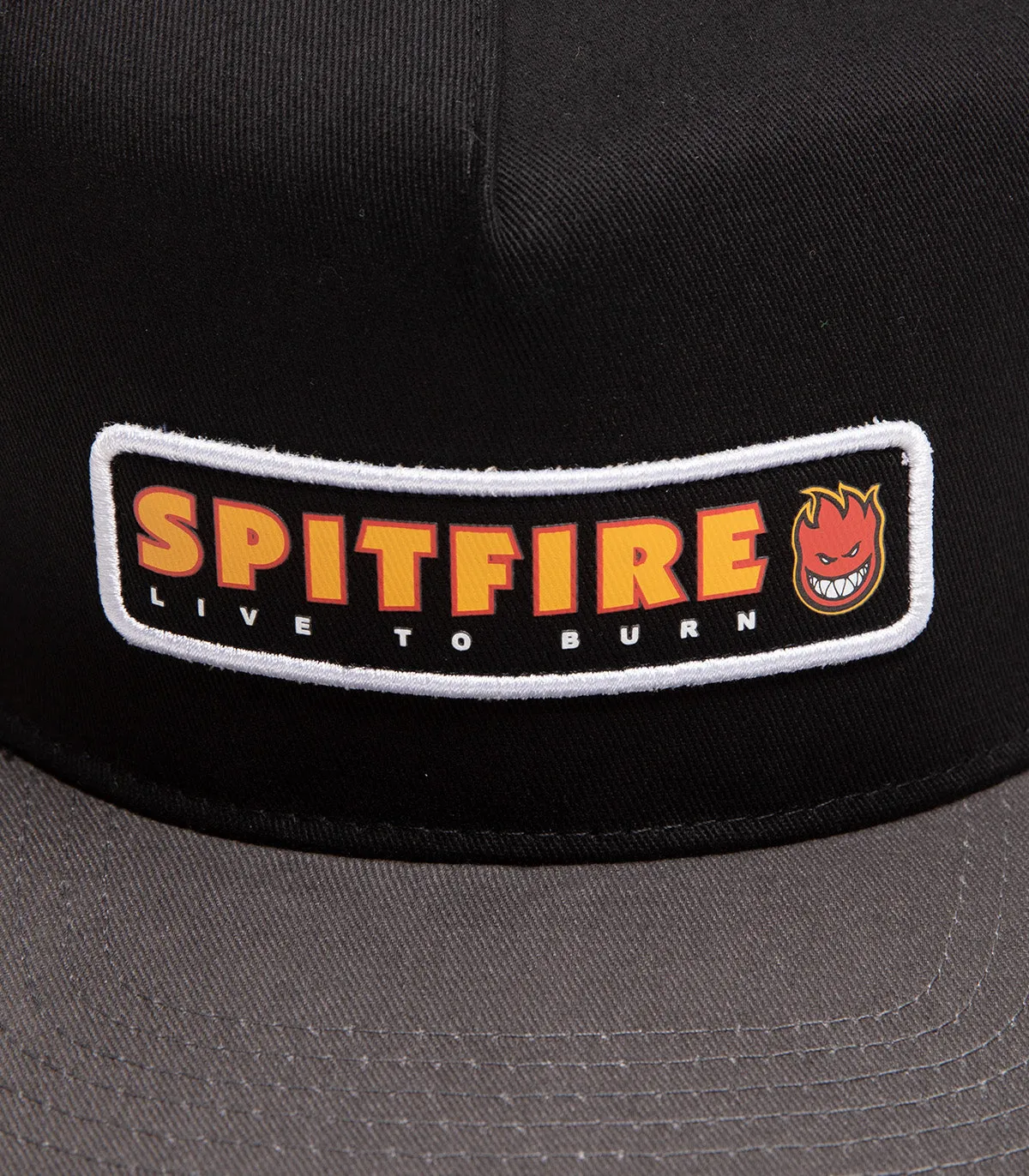 Spitfire Live to Burn Patch Snapback Hat