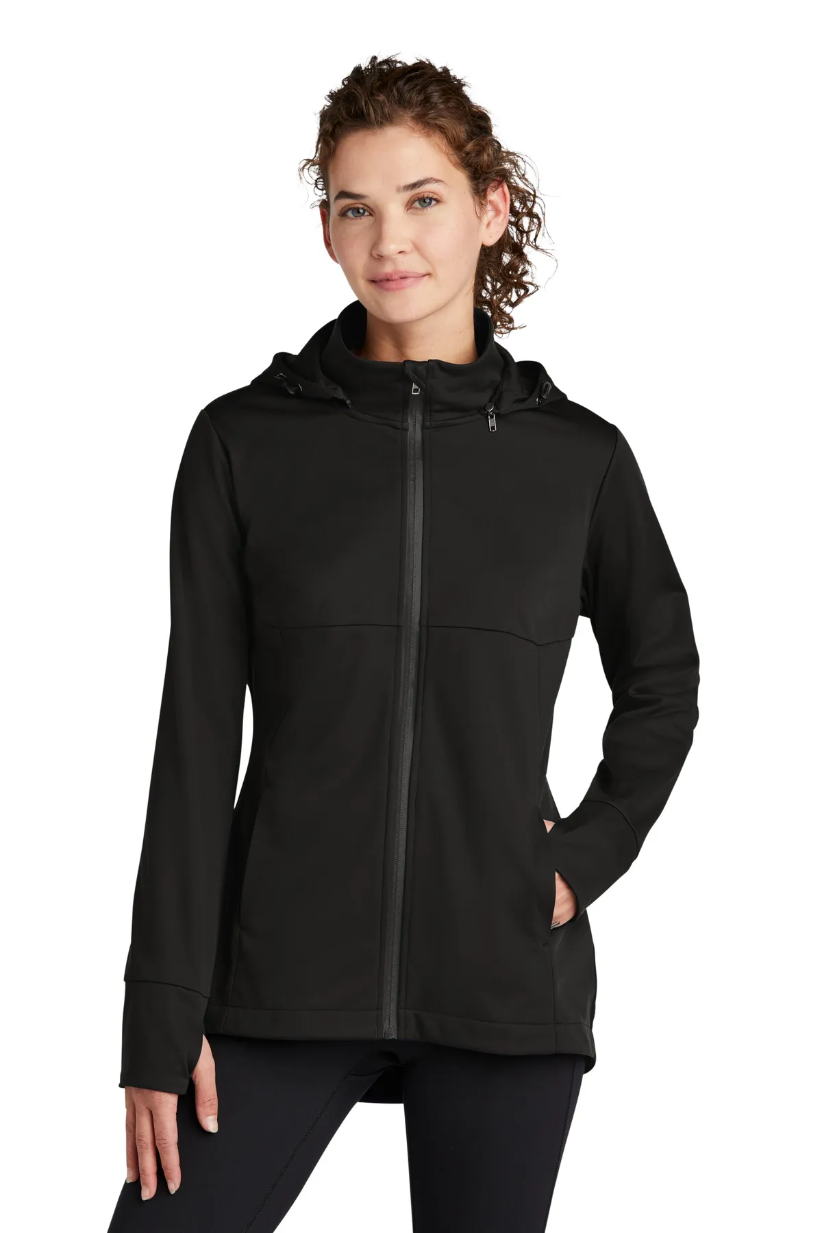 Sport-Tek LST980 Ladies Hooded Soft Shell Jacket