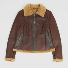 Stewart Ladies Shearling Leather Jacket