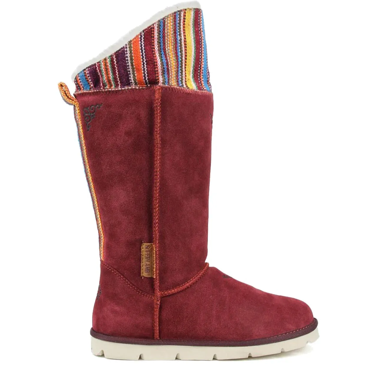 Superlamb Women's Mongol Boot - Burgundy