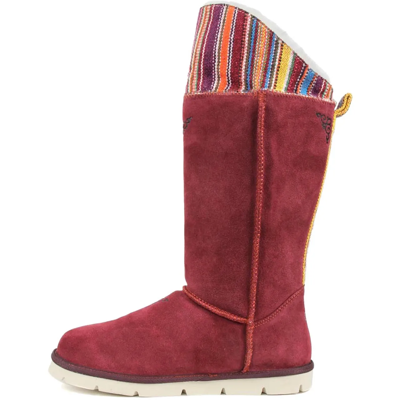 Superlamb Women's Mongol Boot - Burgundy