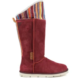 Superlamb Women's Mongol Boot - Burgundy