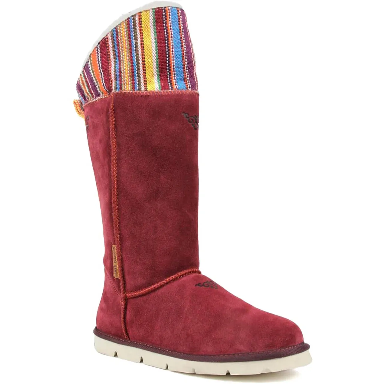 Superlamb Women's Mongol Boot - Burgundy