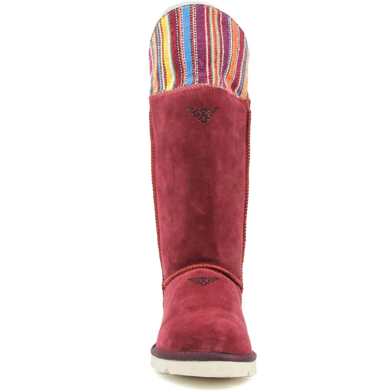 Superlamb Women's Mongol Boot - Burgundy