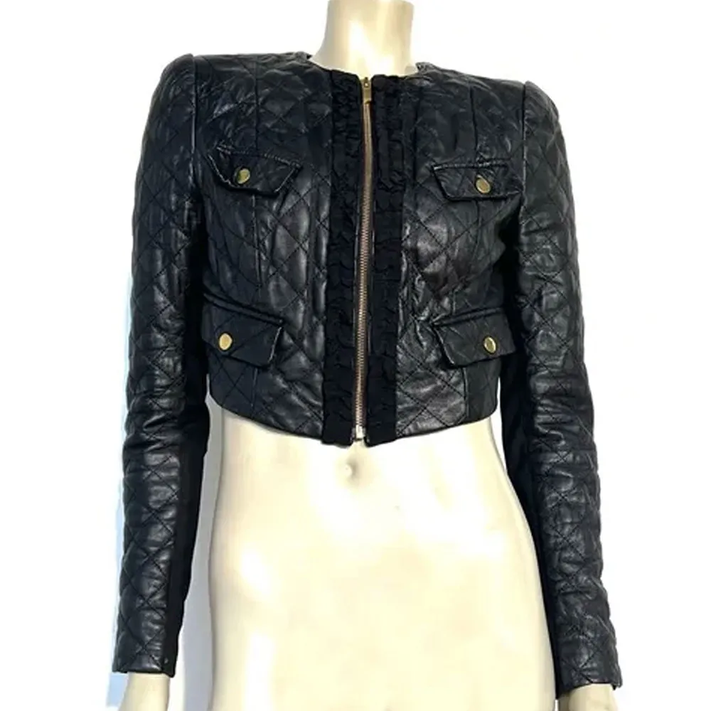 The Company You Keep Sarah Wayne Callies Quilted Leather Jacket