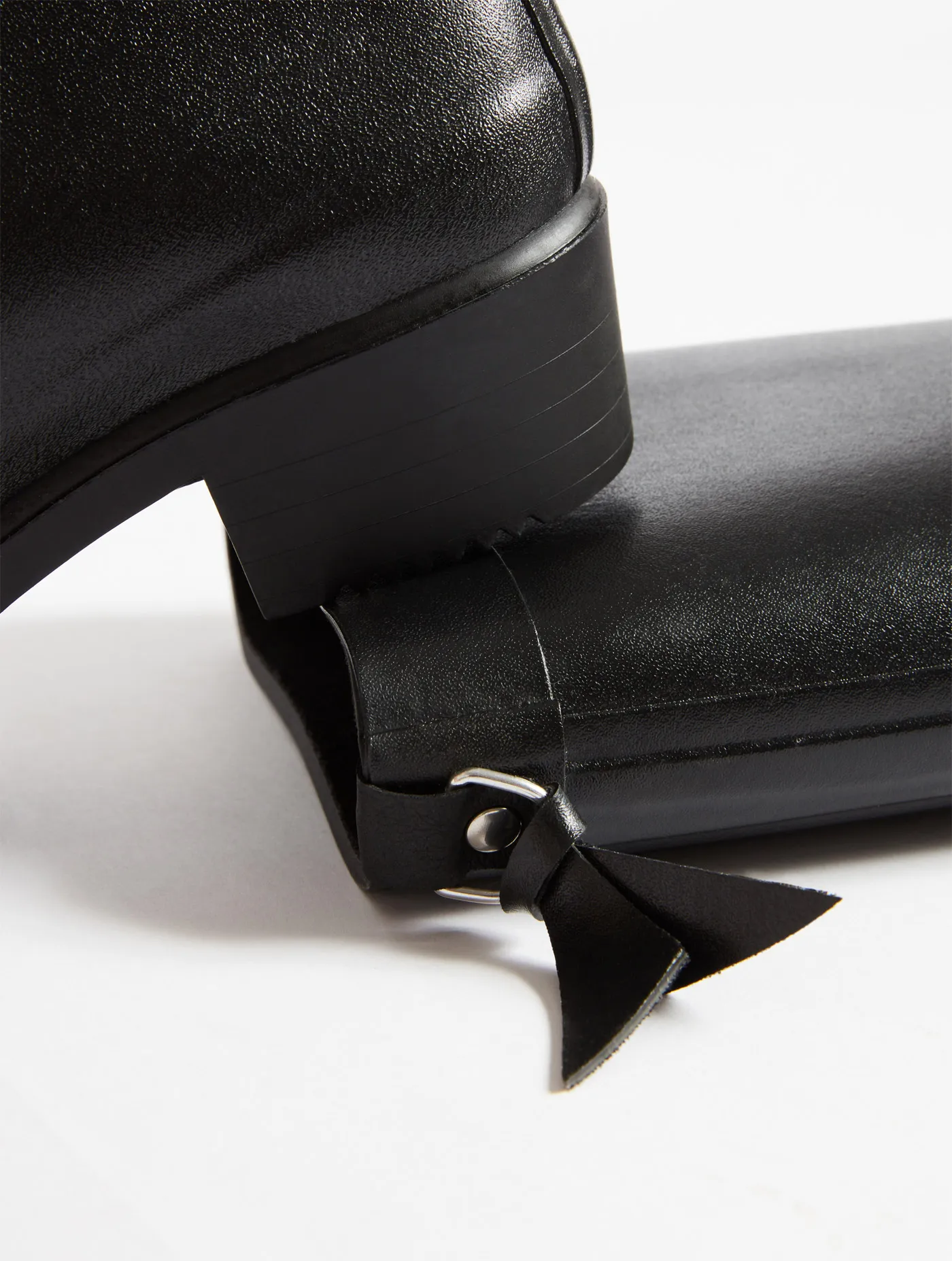 The equestrian-inspired heeled rain boot