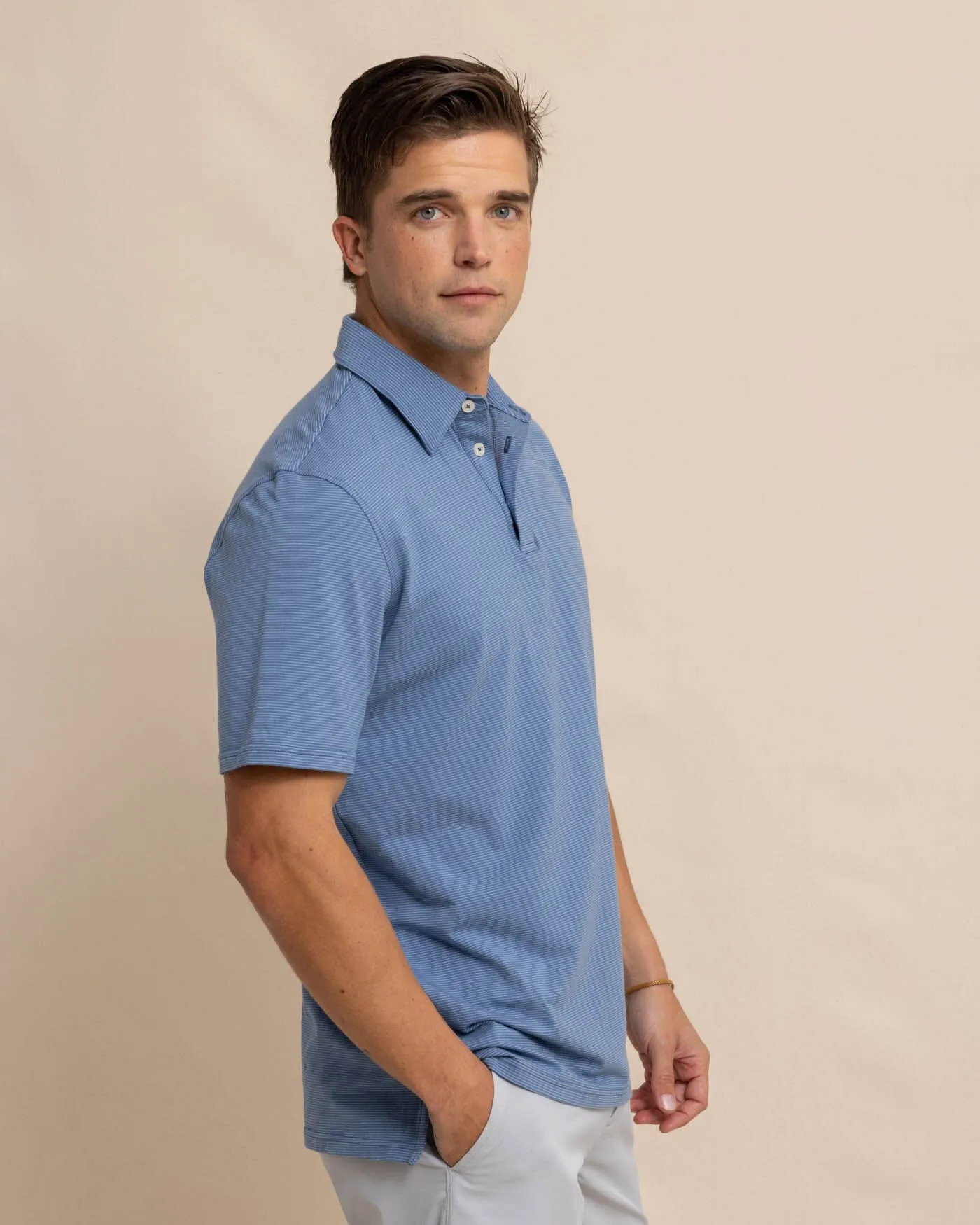 The Seaport Davenport Stripe Polo - Sale