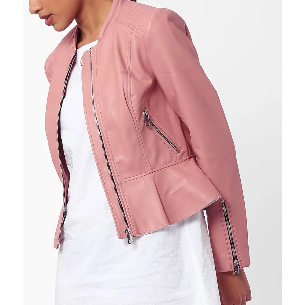 The Young and the Restless Kate Linder Pink Leather Jacket