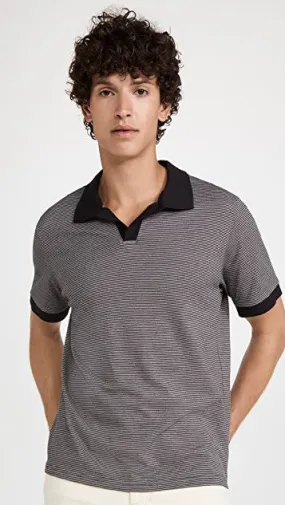 Theory Men's    Malden Polo Black/OpalTheory