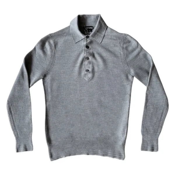 Tom Ford grey polo neck jumper