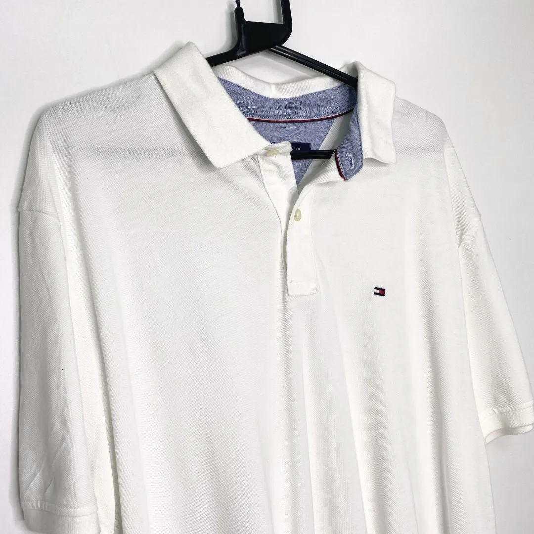 Tommy Hilfiger White Polo - VintageVera