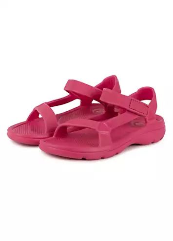 Totes Ladies Azalea Pink Riley Adjustable Sport Sandals | Grattan