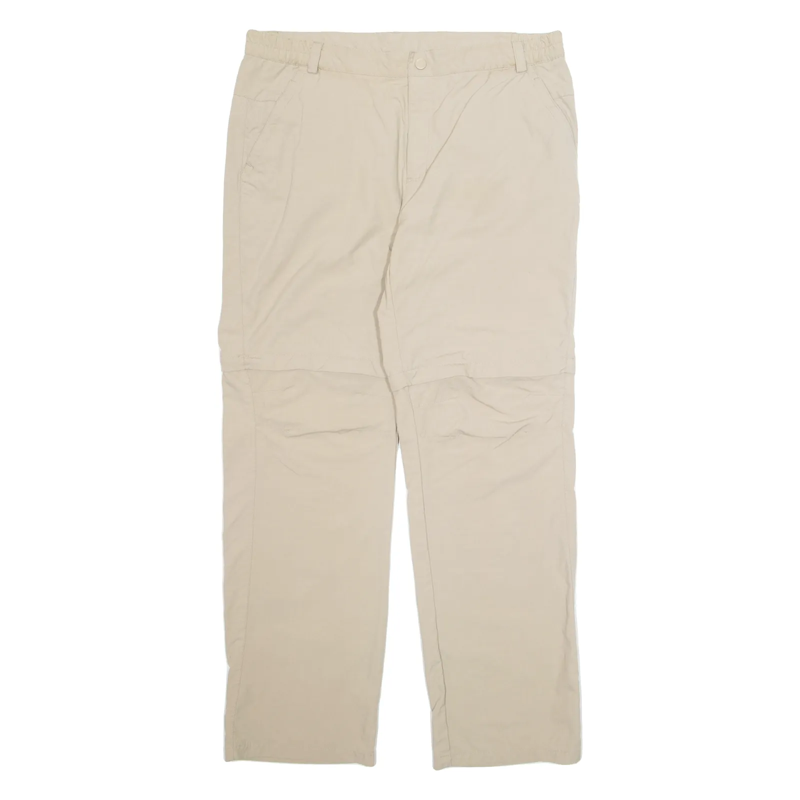 TREVOLUTION Outdoor Mens Trousers Beige Regular Straight W36 L31