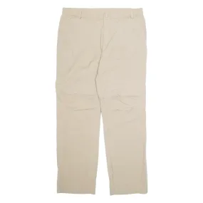 TREVOLUTION Outdoor Mens Trousers Beige Regular Straight W36 L31