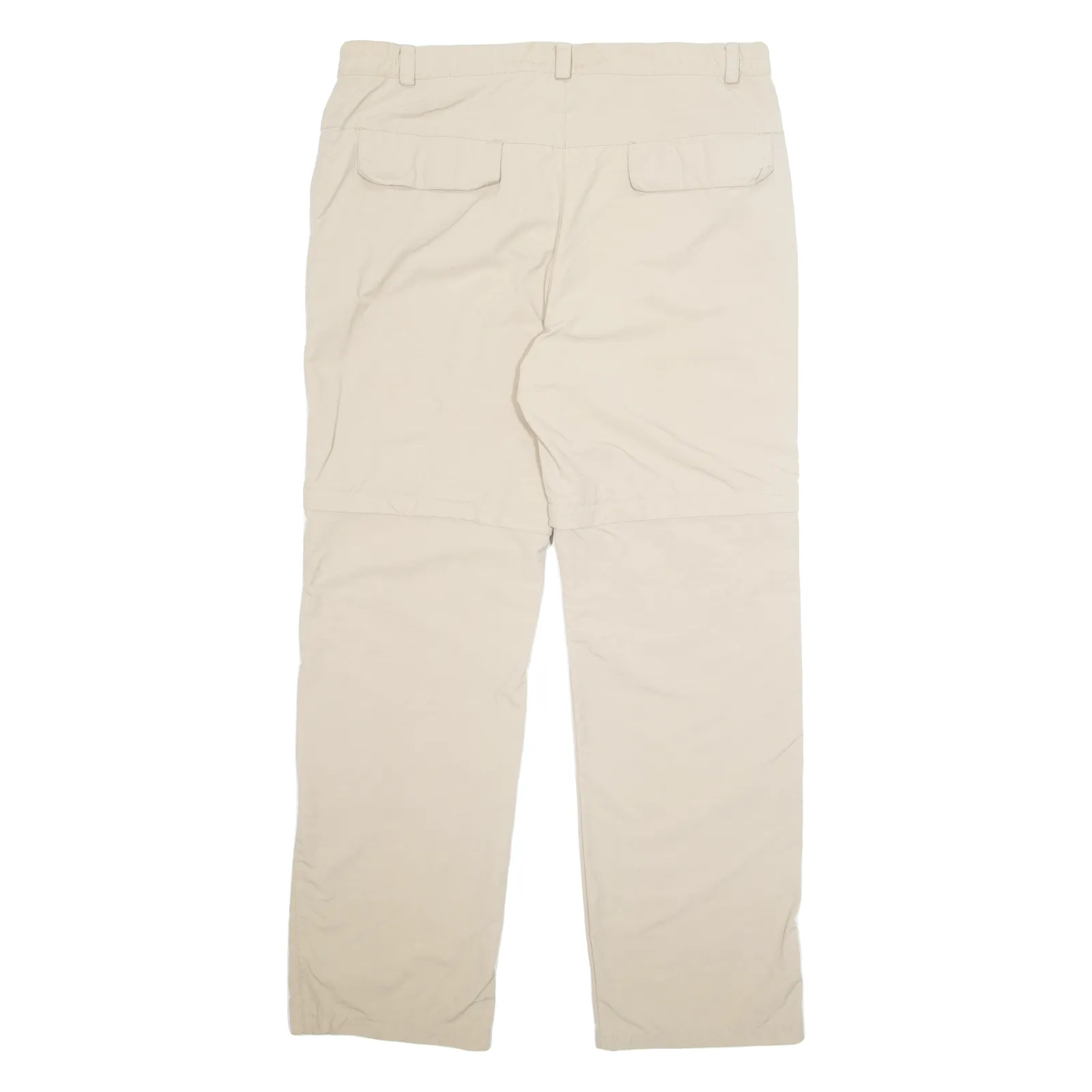 TREVOLUTION Outdoor Mens Trousers Beige Regular Straight W36 L31