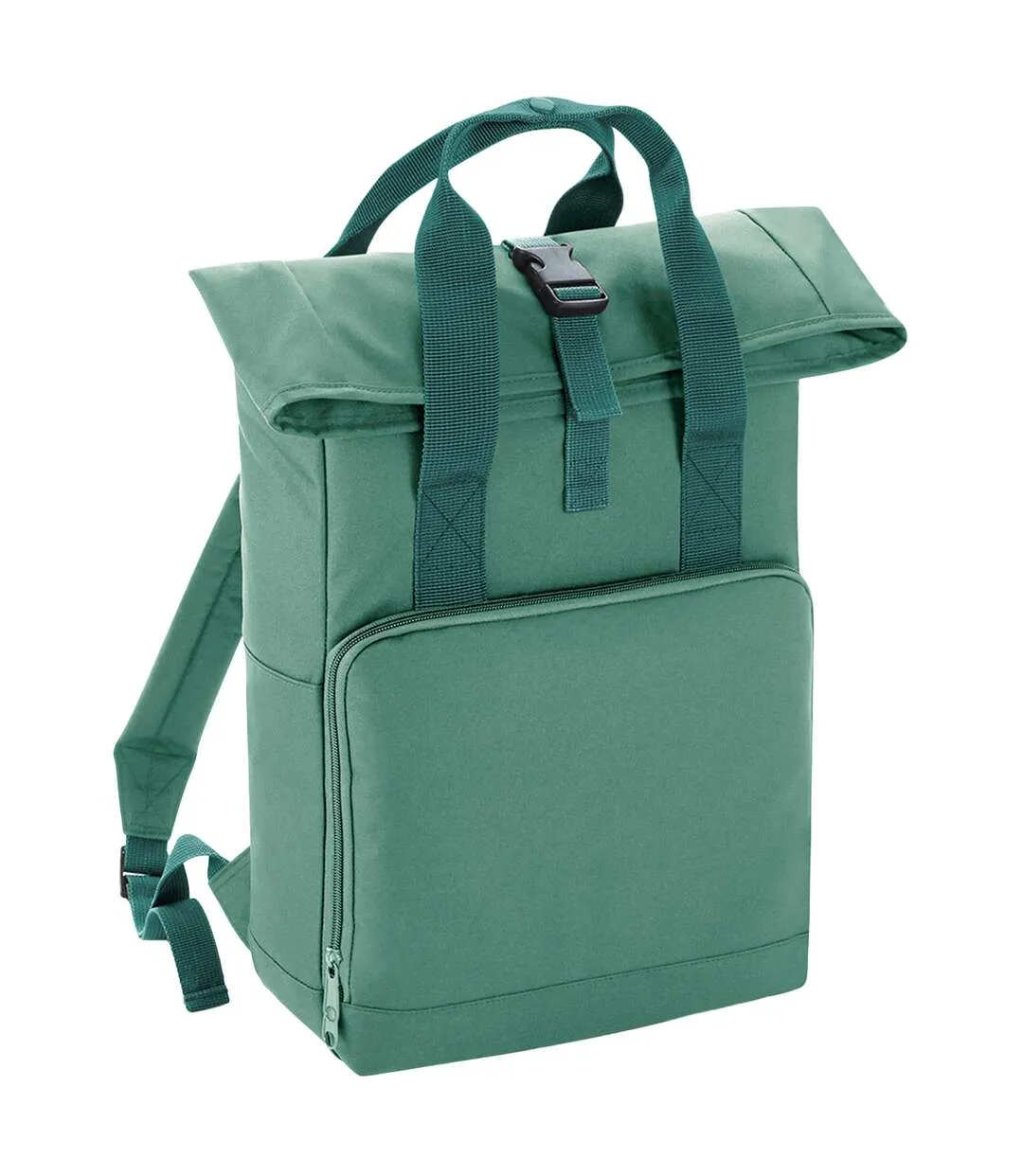 Twin handle roll-top backpack one size sage green Bagbase